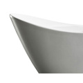 High Glossy White Shaped Indoor Cheap Price Simple Acrylic Bathtub